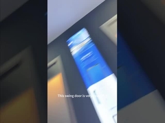 Aluminium Swing Door 8mm Single Glass 6063-T5 Slim Edge