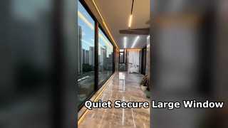 Large Casement Window: Quiet & Secure Home